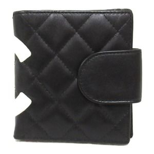 Chanel Wallet Black White Line Cambon